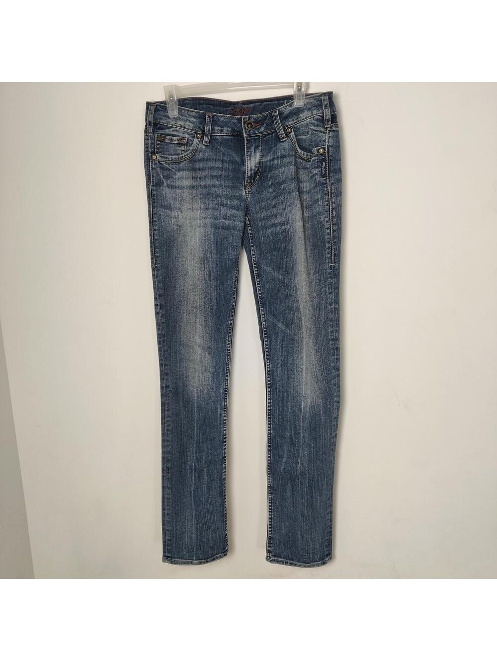 Silver Jeans Aiko Slim Womens Blue Denim Jeans Size 30 33